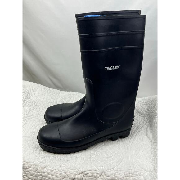 Tingley Men\'s Size 13 Black Rubber Rain Boots – Waterproof Work & Outdoor Shoes main image 10